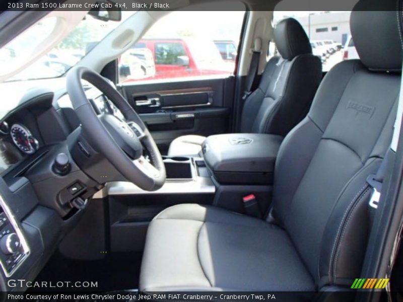 Black / Black 2013 Ram 1500 Laramie Crew Cab 4x4