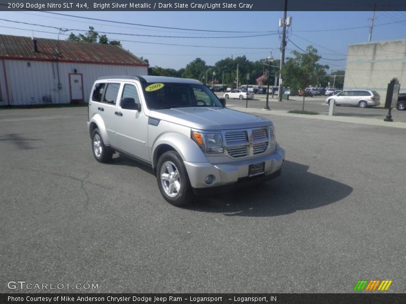 Bright Silver Metallic / Dark Slate Gray/Light Slate Gray 2009 Dodge Nitro SLT 4x4