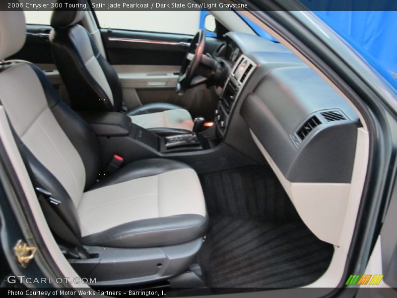 Satin Jade Pearlcoat / Dark Slate Gray/Light Graystone 2006 Chrysler 300 Touring