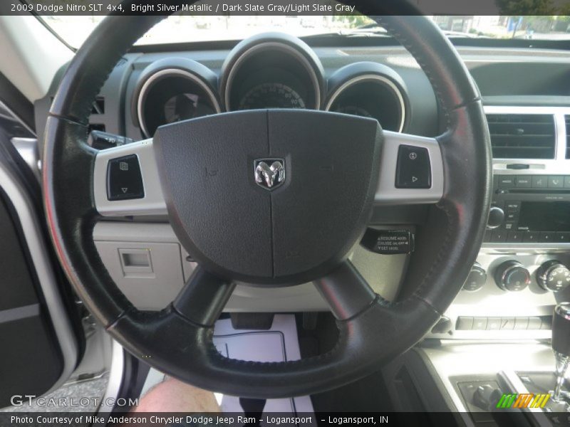 Bright Silver Metallic / Dark Slate Gray/Light Slate Gray 2009 Dodge Nitro SLT 4x4