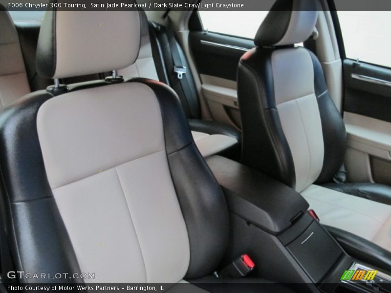 Satin Jade Pearlcoat / Dark Slate Gray/Light Graystone 2006 Chrysler 300 Touring