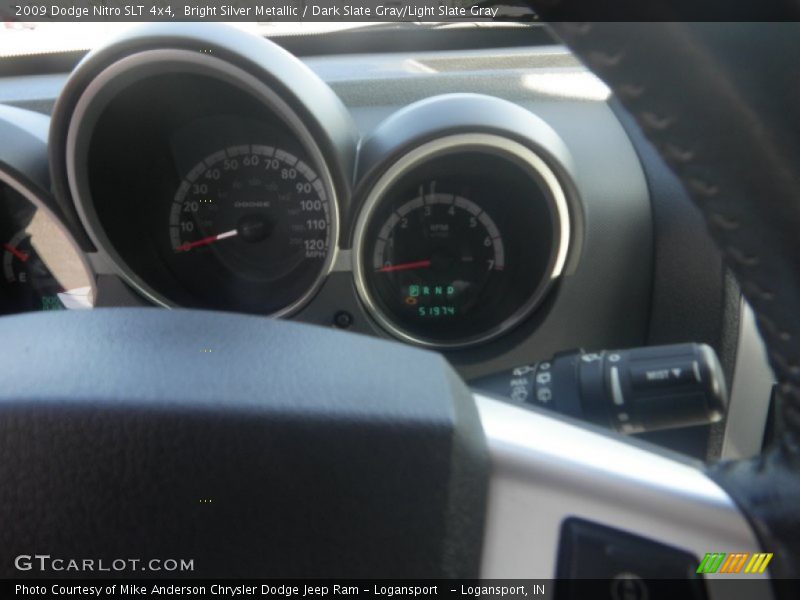 Bright Silver Metallic / Dark Slate Gray/Light Slate Gray 2009 Dodge Nitro SLT 4x4
