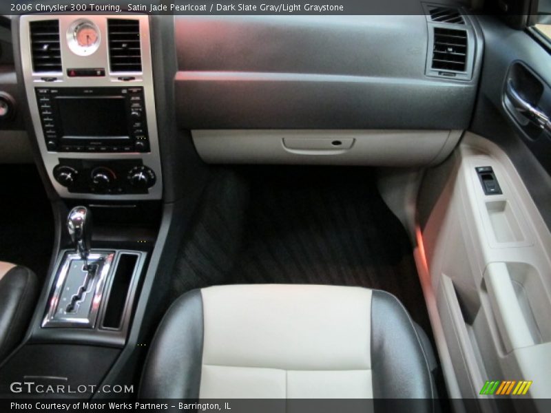 Satin Jade Pearlcoat / Dark Slate Gray/Light Graystone 2006 Chrysler 300 Touring