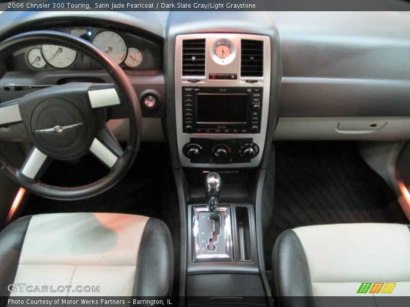Satin Jade Pearlcoat / Dark Slate Gray/Light Graystone 2006 Chrysler 300 Touring