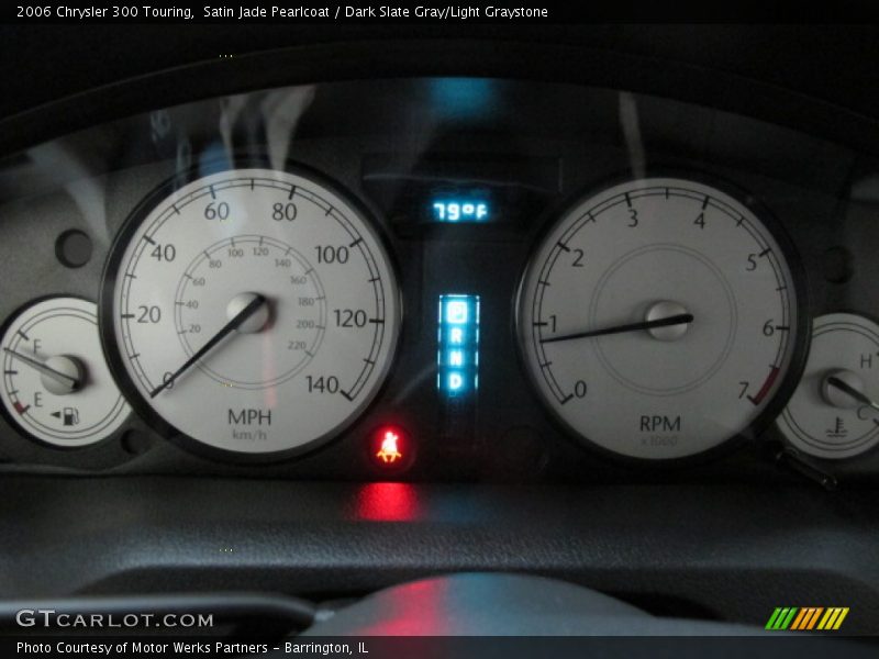 Satin Jade Pearlcoat / Dark Slate Gray/Light Graystone 2006 Chrysler 300 Touring