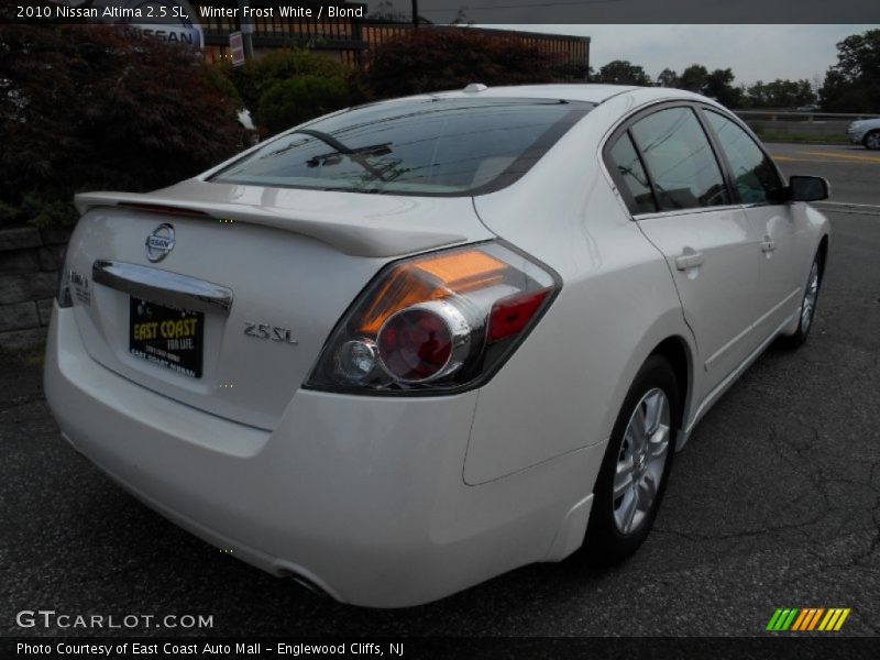 Winter Frost White / Blond 2010 Nissan Altima 2.5 SL