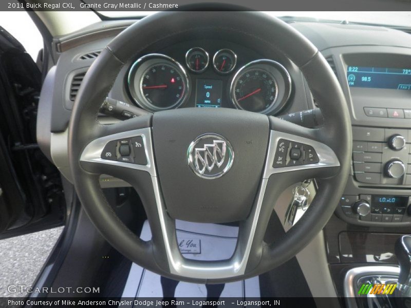 Granite Gray Metallic / Cashmere 2011 Buick Regal CXL