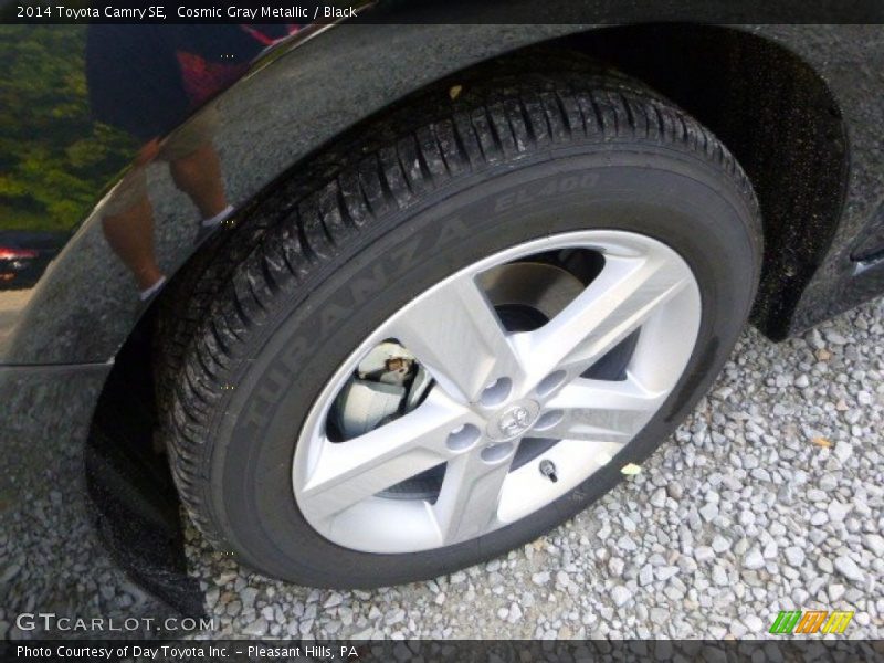 Cosmic Gray Metallic / Black 2014 Toyota Camry SE