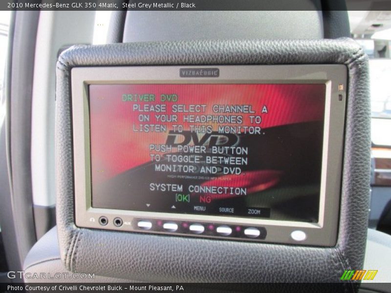 Steel Grey Metallic / Black 2010 Mercedes-Benz GLK 350 4Matic