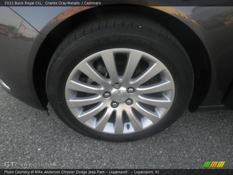 Granite Gray Metallic / Cashmere 2011 Buick Regal CXL