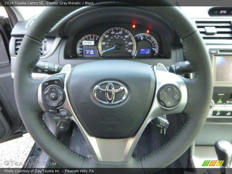 Cosmic Gray Metallic / Black 2014 Toyota Camry SE