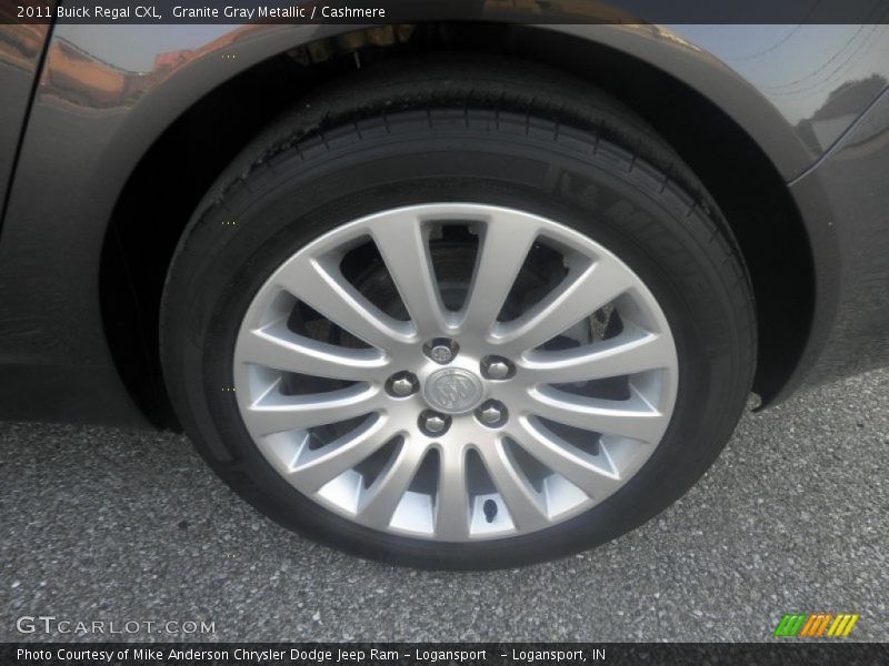 Granite Gray Metallic / Cashmere 2011 Buick Regal CXL