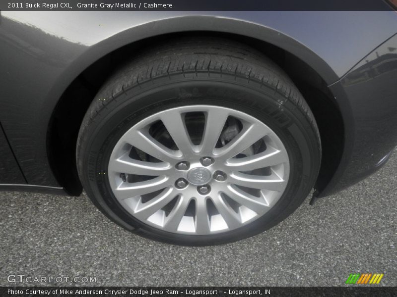 Granite Gray Metallic / Cashmere 2011 Buick Regal CXL