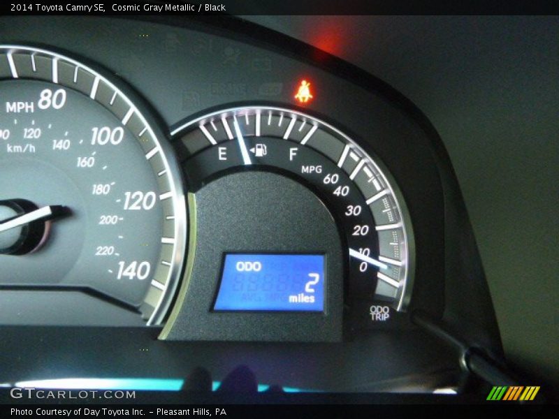 Cosmic Gray Metallic / Black 2014 Toyota Camry SE