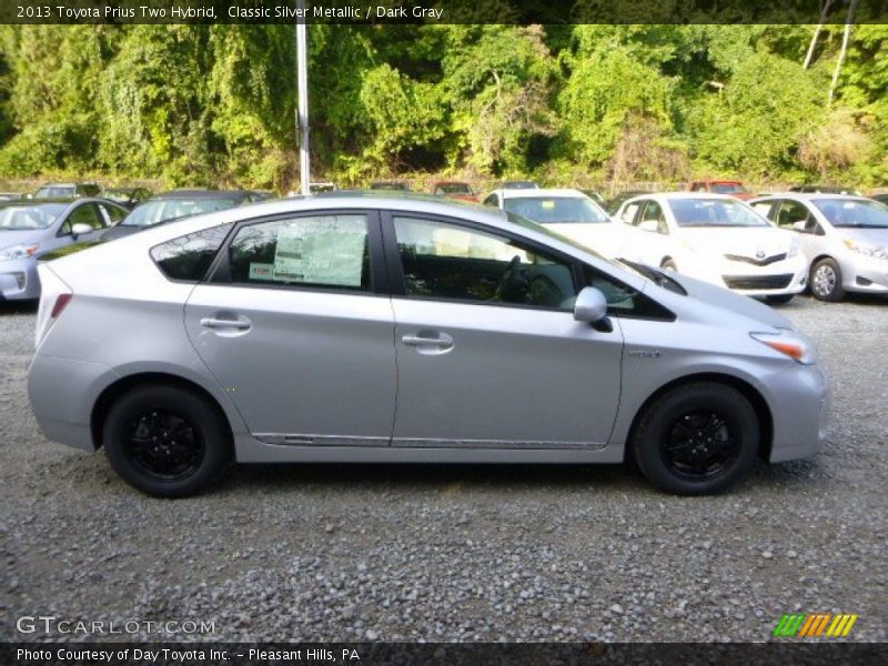 Classic Silver Metallic / Dark Gray 2013 Toyota Prius Two Hybrid