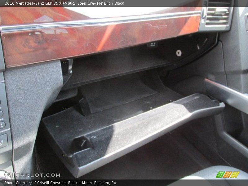 Steel Grey Metallic / Black 2010 Mercedes-Benz GLK 350 4Matic