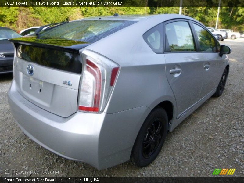 Classic Silver Metallic / Dark Gray 2013 Toyota Prius Two Hybrid
