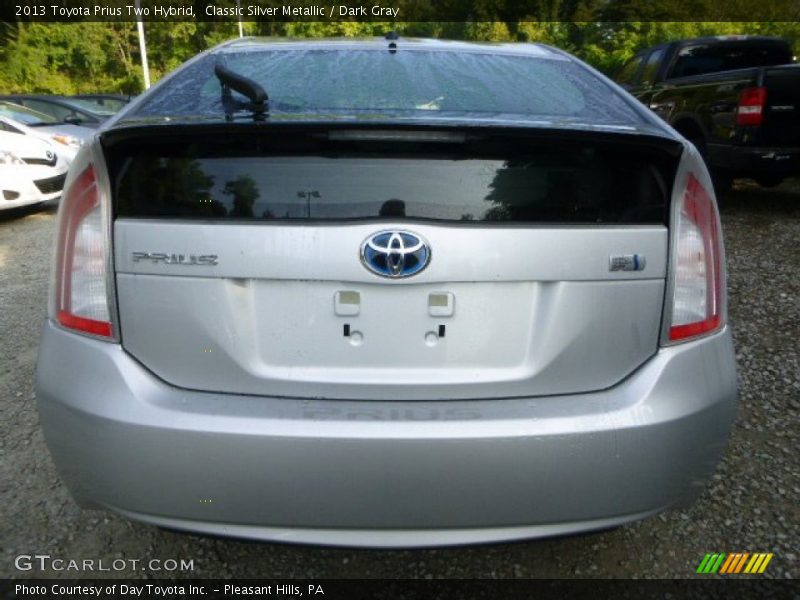 Classic Silver Metallic / Dark Gray 2013 Toyota Prius Two Hybrid