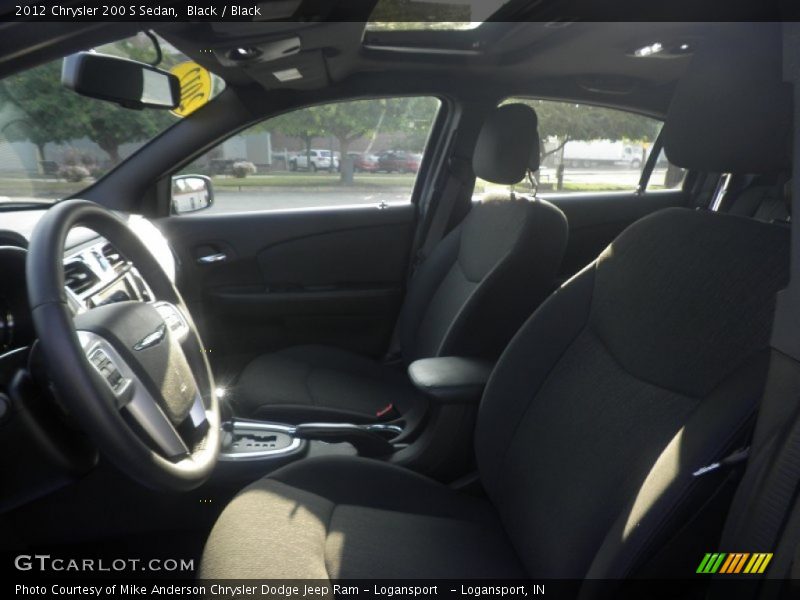 Black / Black 2012 Chrysler 200 S Sedan