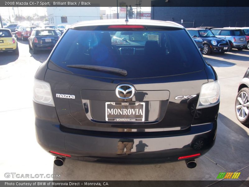 Brilliant Black / Black 2008 Mazda CX-7 Sport