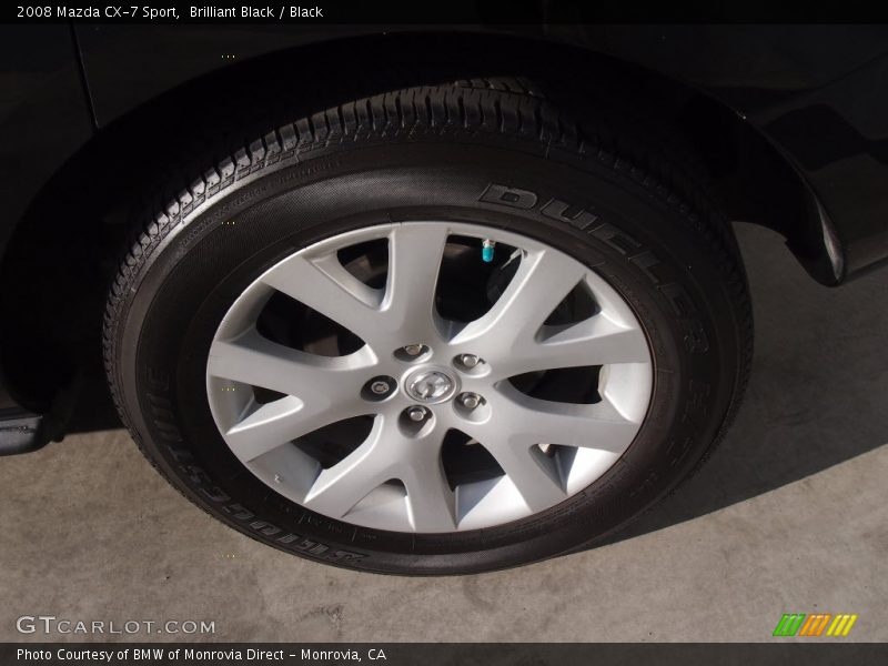 Brilliant Black / Black 2008 Mazda CX-7 Sport