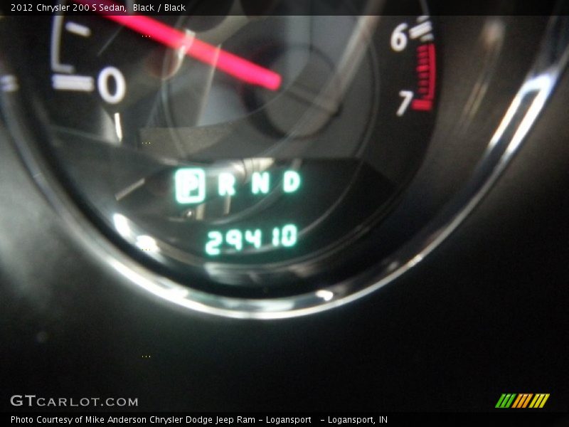 Black / Black 2012 Chrysler 200 S Sedan