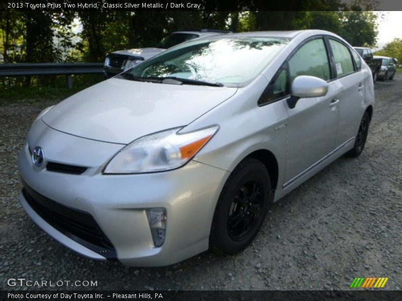 Classic Silver Metallic / Dark Gray 2013 Toyota Prius Two Hybrid