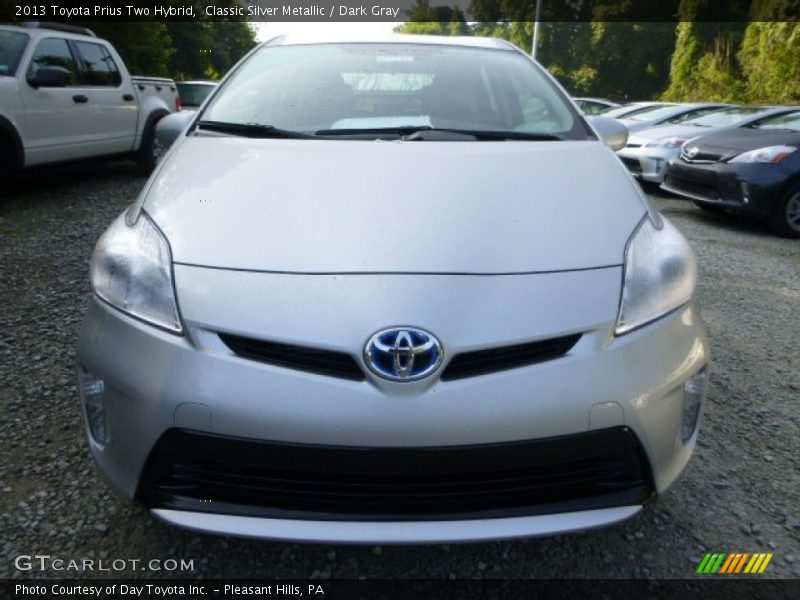 Classic Silver Metallic / Dark Gray 2013 Toyota Prius Two Hybrid