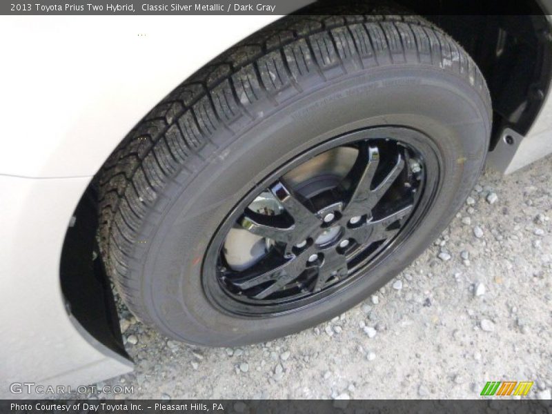 Classic Silver Metallic / Dark Gray 2013 Toyota Prius Two Hybrid