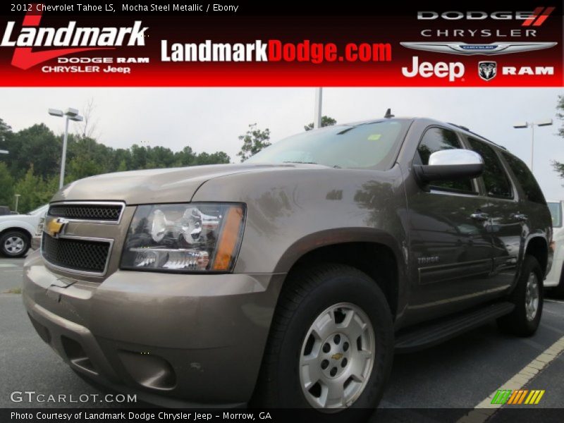 Mocha Steel Metallic / Ebony 2012 Chevrolet Tahoe LS