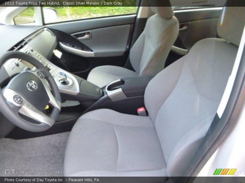 Classic Silver Metallic / Dark Gray 2013 Toyota Prius Two Hybrid