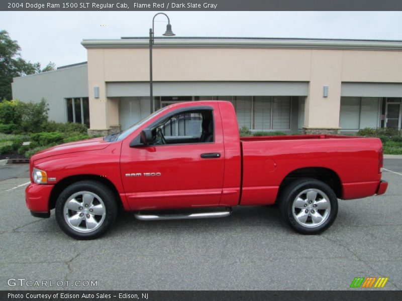 Flame Red / Dark Slate Gray 2004 Dodge Ram 1500 SLT Regular Cab