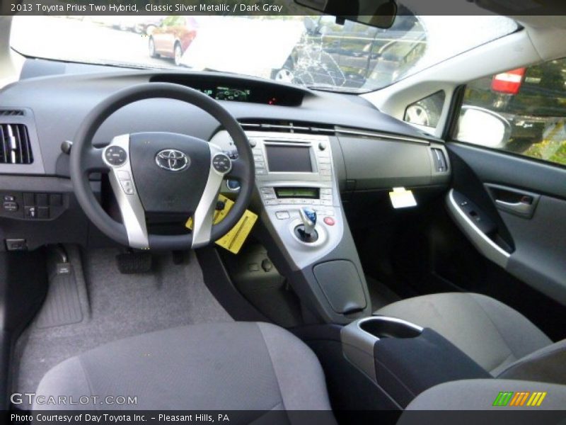 Classic Silver Metallic / Dark Gray 2013 Toyota Prius Two Hybrid