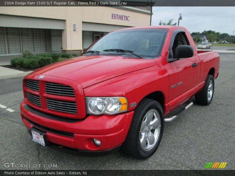 Flame Red / Dark Slate Gray 2004 Dodge Ram 1500 SLT Regular Cab