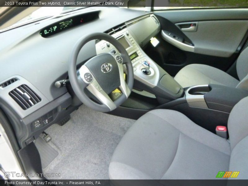 Classic Silver Metallic / Dark Gray 2013 Toyota Prius Two Hybrid