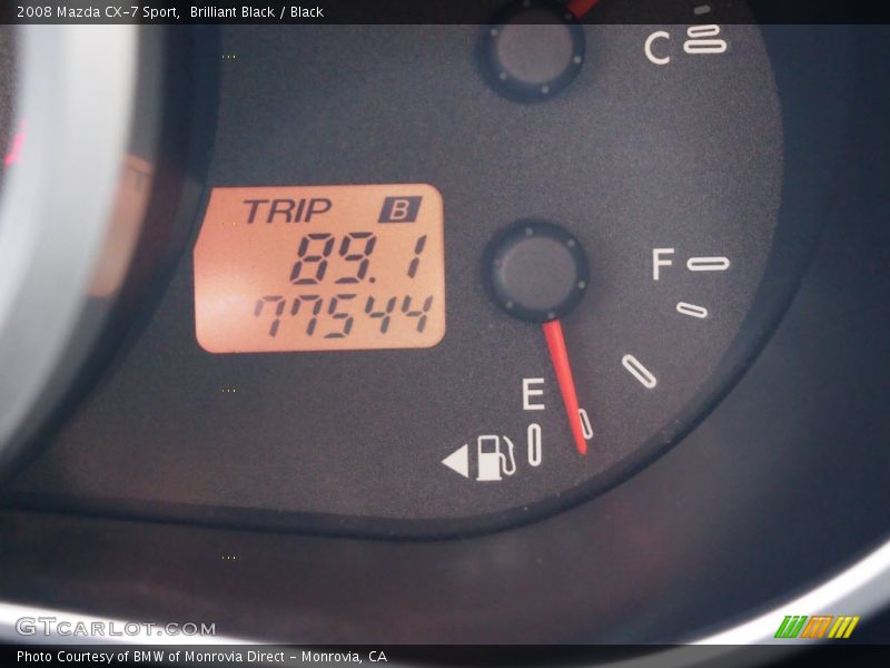 Brilliant Black / Black 2008 Mazda CX-7 Sport