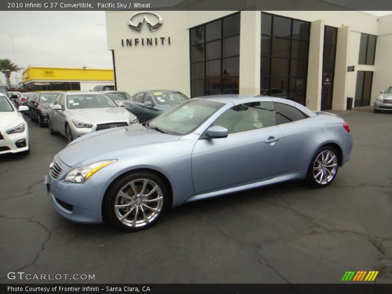 Pacific Sky / Wheat 2010 Infiniti G 37 Convertible