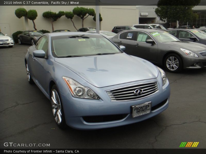Pacific Sky / Wheat 2010 Infiniti G 37 Convertible