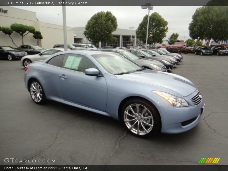 Pacific Sky / Wheat 2010 Infiniti G 37 Convertible