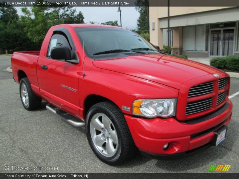 Flame Red / Dark Slate Gray 2004 Dodge Ram 1500 SLT Regular Cab