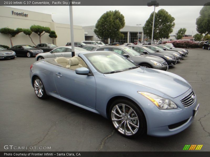 Pacific Sky / Wheat 2010 Infiniti G 37 Convertible