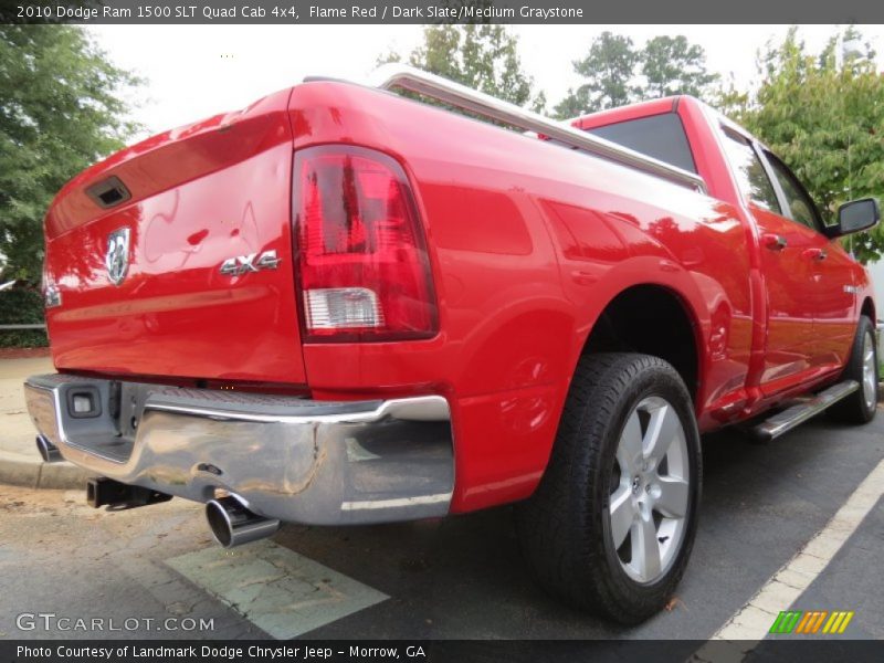 Flame Red / Dark Slate/Medium Graystone 2010 Dodge Ram 1500 SLT Quad Cab 4x4
