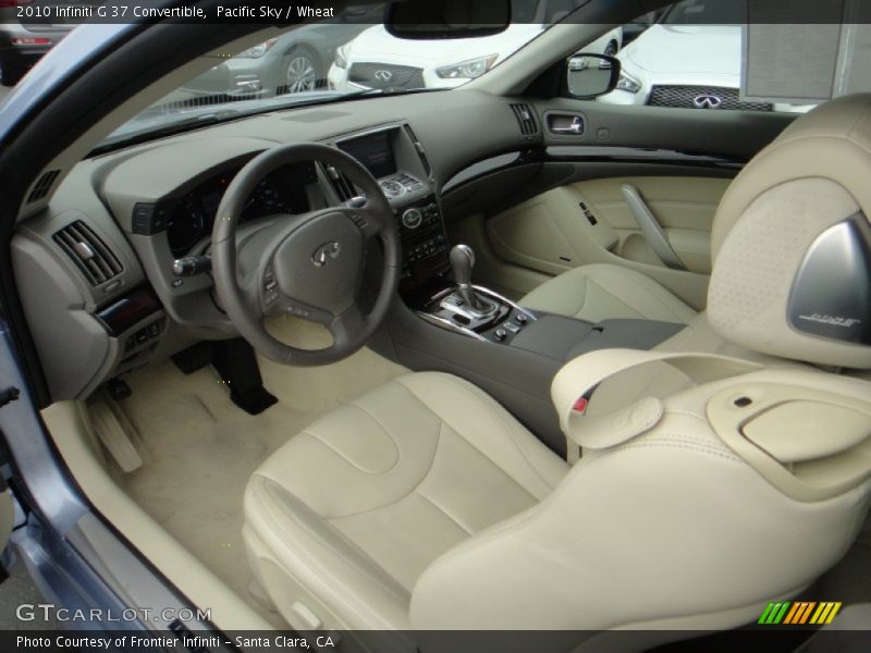 Pacific Sky / Wheat 2010 Infiniti G 37 Convertible