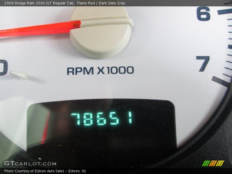 Flame Red / Dark Slate Gray 2004 Dodge Ram 1500 SLT Regular Cab