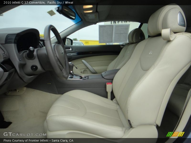 Pacific Sky / Wheat 2010 Infiniti G 37 Convertible