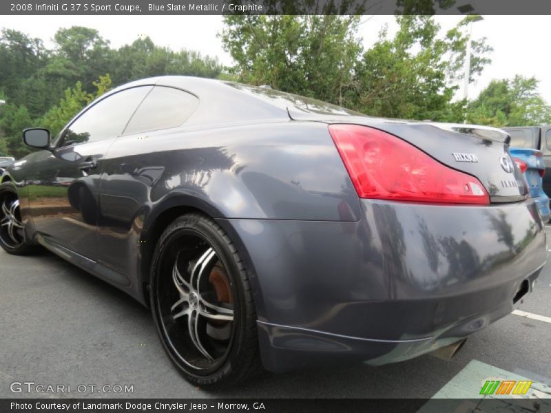 Blue Slate Metallic / Graphite 2008 Infiniti G 37 S Sport Coupe
