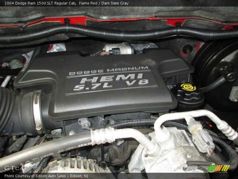 Flame Red / Dark Slate Gray 2004 Dodge Ram 1500 SLT Regular Cab