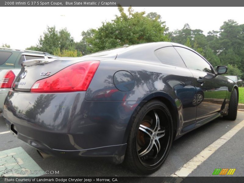 Blue Slate Metallic / Graphite 2008 Infiniti G 37 S Sport Coupe