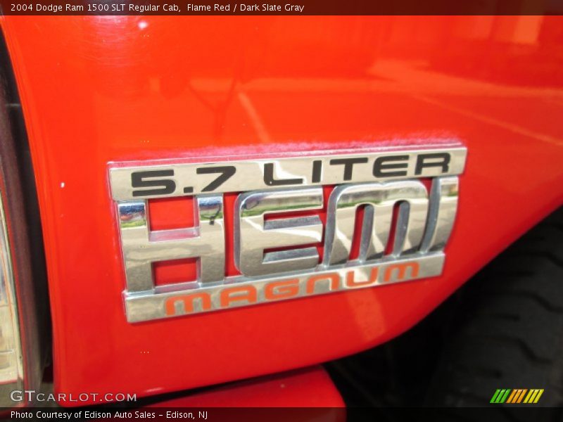 Flame Red / Dark Slate Gray 2004 Dodge Ram 1500 SLT Regular Cab