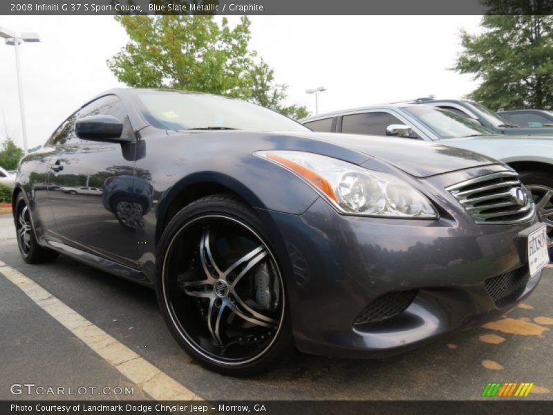 Blue Slate Metallic / Graphite 2008 Infiniti G 37 S Sport Coupe